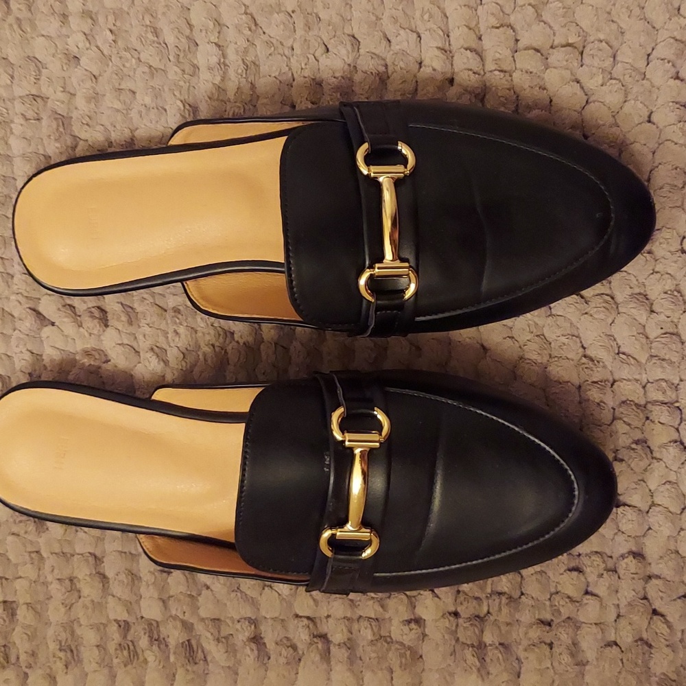 Black Mules/Loafer